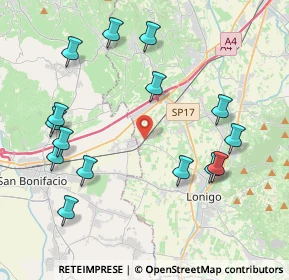 Mappa Via Fossacan, 36045 Lonigo VI, Italia (4.56133)