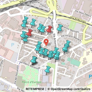 Mappa Via Augusto Anfossi, 35129 Padova PD, Italia (0.20741)
