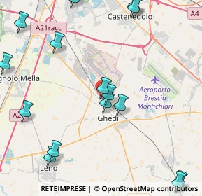 Mappa Via Mascagni Pietro, 25016 Ghedi BS, Italia (6.2815)