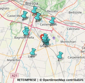 Mappa Via Mascagni Pietro, 25016 Ghedi BS, Italia (6.23214)