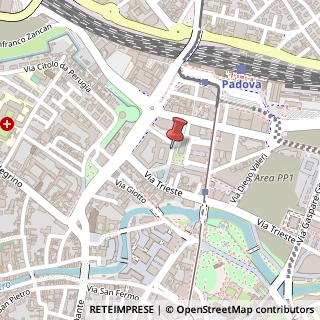 Mappa Piazza A. de Gasperi, 22-18, 35131 Padova, Padova (Veneto)