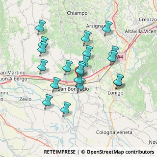 Mappa Quartiere Moro A., 37032 Monteforte d'Alpone VR, Italia (6.6055)