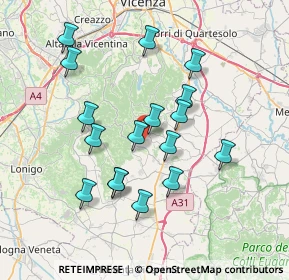 Mappa Contra' dei Munari, 36024 Mossano VI, Italia (6.82118)