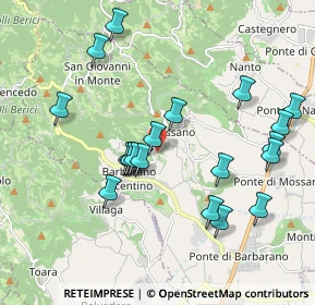 Mappa Contra' dei Munari, 36024 Mossano VI, Italia (1.954)