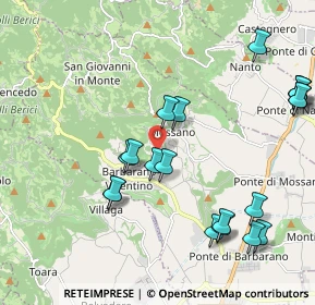 Mappa Contra' dei Munari, 36024 Mossano VI, Italia (2.343)