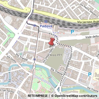 Mappa Via Ugo Foscolo, 18, 35131 Padova, Padova (Veneto)