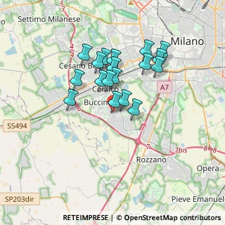 Mappa P.C. Castello, 20090 Buccinasco MI, Italia (2.93222)