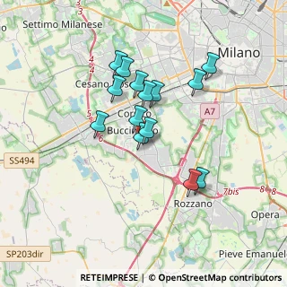 Mappa P.C. Castello, 20090 Buccinasco MI, Italia (2.87143)