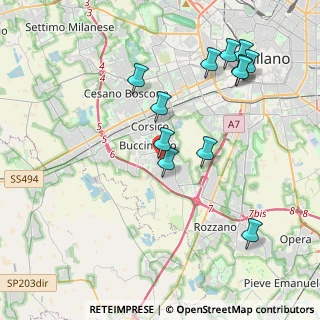 Mappa P.C. Castello, 20090 Buccinasco MI, Italia (4.20667)