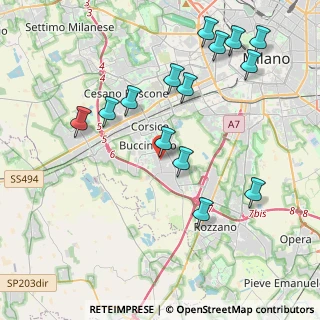Mappa P.C. Castello, 20090 Buccinasco MI, Italia (4.39429)