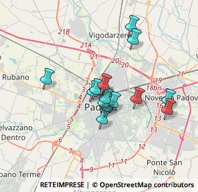 Mappa Via E. Vendramini, 35137 Padova PD, Italia (2.68)