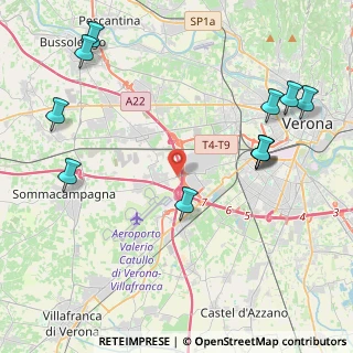 Mappa Via Canova, 37030 Verona VR, Italia (5.26545)