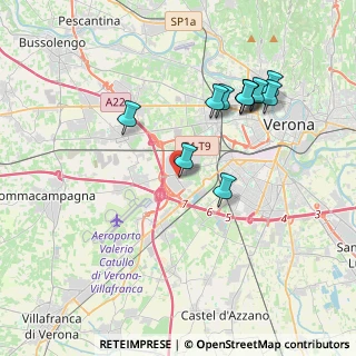 Mappa Quadrante Europa, 37137 Verona VR, Italia (3.68818)