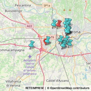 Mappa Quadrante Europa, 37137 Verona VR, Italia (3.74556)