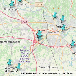 Mappa Quadrante Europa, 37137 Verona VR, Italia (5.66273)