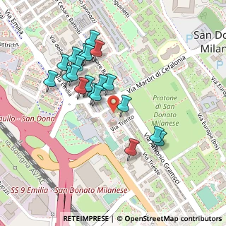 Mappa Via Trento, 20097 San Donato Milanese MI, Italia (0.216)