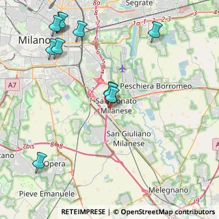 Mappa Via Trento, 20097 San Donato Milanese MI, Italia (4.93091)