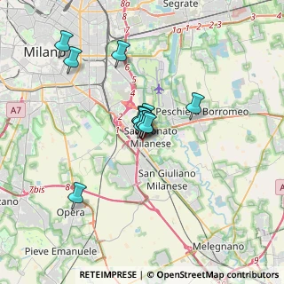 Mappa Piazza S. Donato, 20097 San Donato Milanese MI, Italia (2.29769)