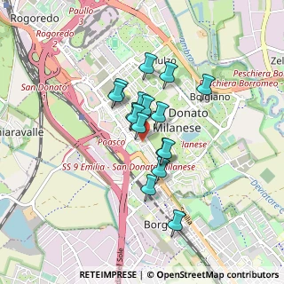 Mappa Via Trento, 20097 San Donato Milanese MI, Italia (0.6075)