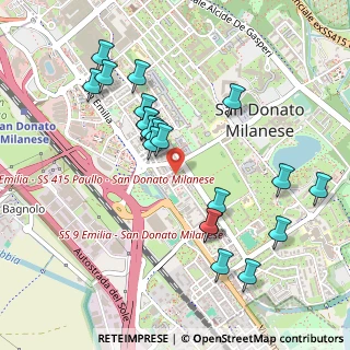 Mappa Piazza S. Donato, 20097 San Donato Milanese MI, Italia (0.499)