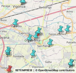 Mappa Via Fiessetto, 30039 Stra VE, Italia (2.80867)