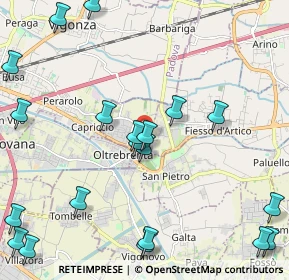 Mappa Via Fiessetto, 30039 Stra VE, Italia (2.8315)