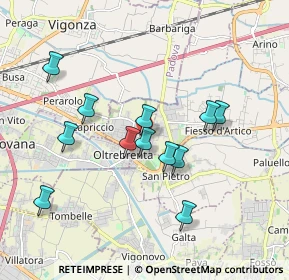 Mappa Via Fiessetto, 30039 Stra VE, Italia (1.68917)