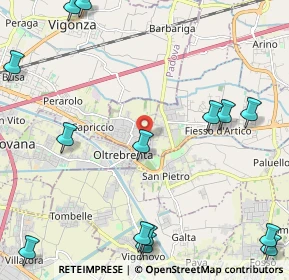 Mappa Via Fiessetto, 30039 Stra VE, Italia (3.13857)