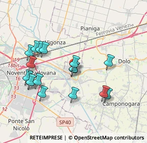 Mappa Via Fiessetto, 30039 Stra VE, Italia (3.76647)