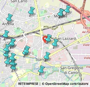 Mappa Via Piero Maroncelli, 35129 Padova PD, Italia (1.385)