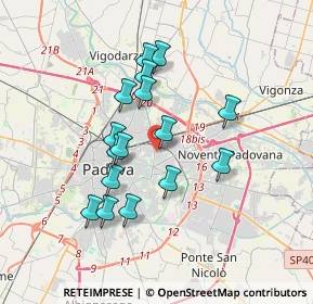 Mappa Via Piero Maroncelli, 35129 Padova PD, Italia (3.06563)