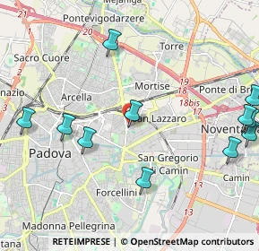 Mappa Via Piero Maroncelli, 35129 Padova PD, Italia (2.59545)