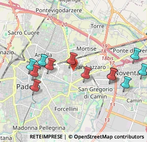 Mappa Via Piero Maroncelli, 35129 Padova PD, Italia (2.25154)