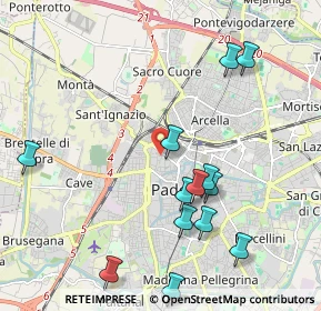 Mappa Via Pietro Canal, 35137 Padova PD, Italia (2.40857)
