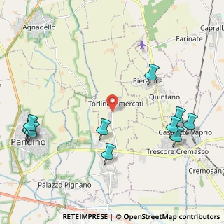 Mappa Via Cascine, 26017 Torlino Vimercati CR, Italia (2.66909)
