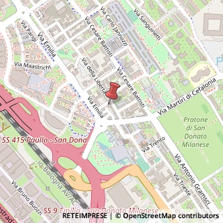 Mappa Via della Libertà, 31, 20097 San Donato Milanese, Milano (Lombardia)