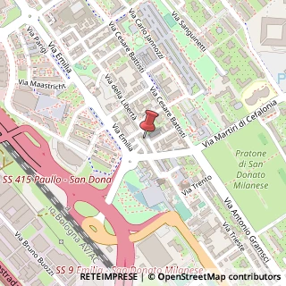 Mappa Via della Libertà, 25, 20097 San Donato Milanese, Milano (Lombardia)