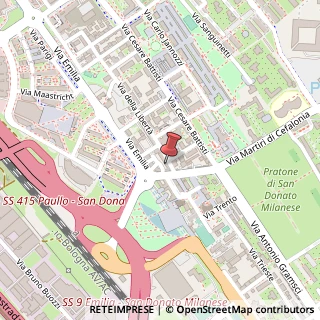 Mappa Via della Libertà, 9, 20097 San Donato Milanese, Milano (Lombardia)