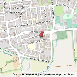 Mappa Via Carso, 44, 20067 Paullo, Milano (Lombardia)