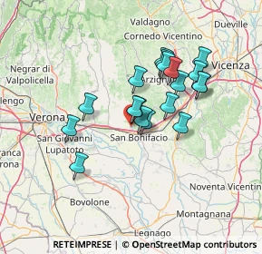 Mappa Viale della Vittoria, 37038 Soave VR, Italia (11.34842)