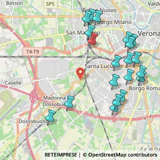 Mappa Via Mantovana, 37137 Verona VR, Italia (2.6135)