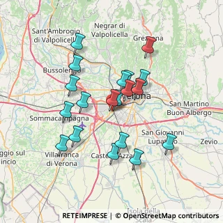 Mappa Via Mantovana, 37137 Verona VR, Italia (6.36895)