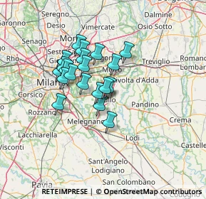 Mappa Via Leonardo da Vinci, 20067 Paullo MI, Italia (10.183)