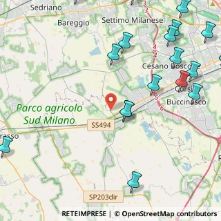Mappa Strada Provinciale, 20083 Gaggiano MI, Italia (6.506)