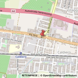 Mappa Via Stra Caldiero, 95, 37042 Caldiero, Verona (Veneto)