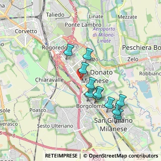Mappa SS 9 Via Emilia, 20097 San Donato Milanese MI, Italia (1.61182)