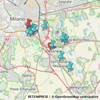 Mappa Variante SS9, 20097 Milano MI, Italia (3.645)