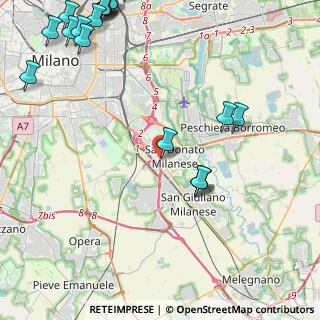 Mappa Variante SS9, 20097 Milano MI, Italia (6.4325)