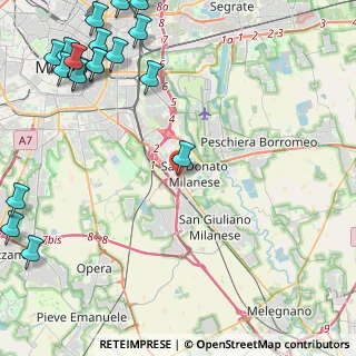 Mappa SS 9 Via Emilia, 20097 San Donato Milanese MI, Italia (6.861)