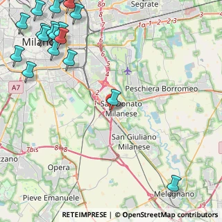 Mappa SS 9 Via Emilia, 20097 San Donato Milanese MI, Italia (7.2175)